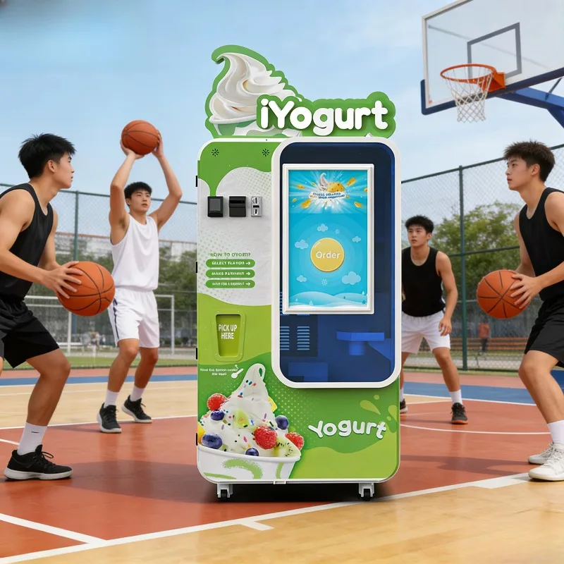 Crowd Hot Sale Ice Cream Vending Machine High Popularity Stable Profit Unmanned Self Service Dessert Vending Machine