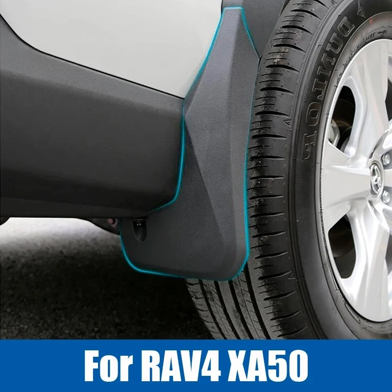 

Full Cover Mud Guards For Toyota RAV4 2019 2020 2021 2022 2023 XA50 XA 50 MudGuards Mud Flap Front Rear Mudflaps Splash Guards