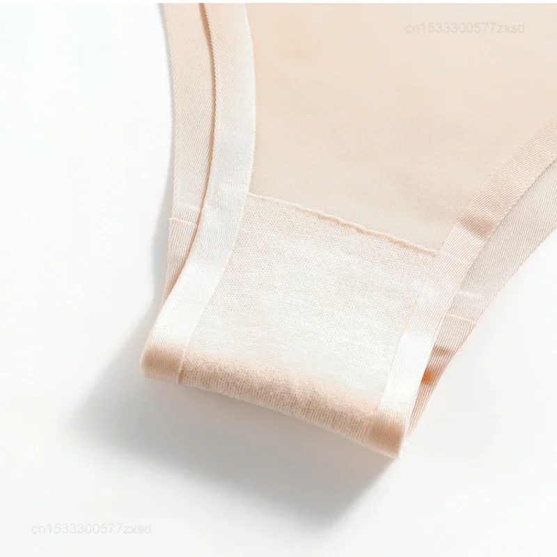 Xiaomi Mutandine sexy in seta di ghiaccio da donna Slip comfort senza cuciture traspirante a vita bassa di grandi dimensioni M-3XL Mutande da ragazza di colore solido