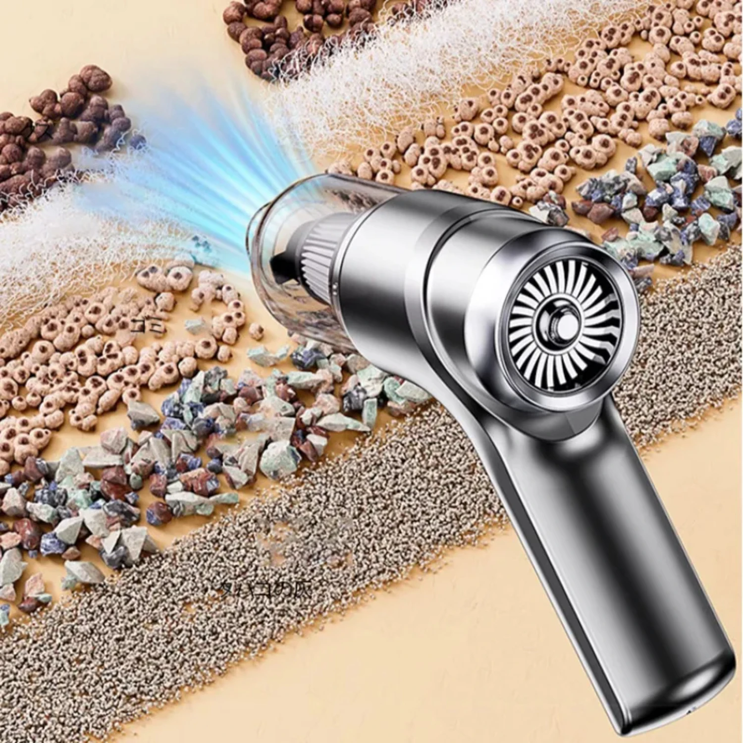 NEW Compact and Powerful Cordless Rechargeable Portable Household Car Vacuum Cleaner with High Charging Efficiency