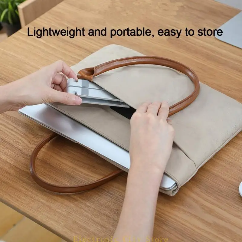 

Foldable Laptop Stand Non-Slip Aluminium Alloy Holder Bracket Heat Release Cooling Riser For Laptop Notebook 11-15.6'' HU8D