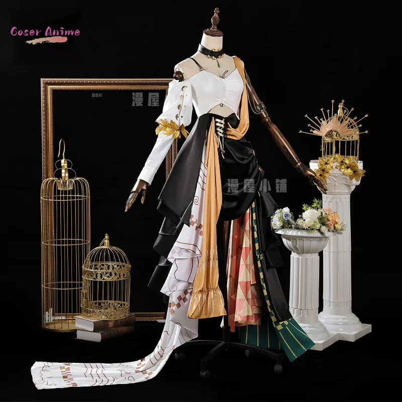 

Arknights Walking in the Golden Dream Muelsyse‌ Cosplay Costume Uniform Halloween Carnival Party Christmas Play Role Clothes