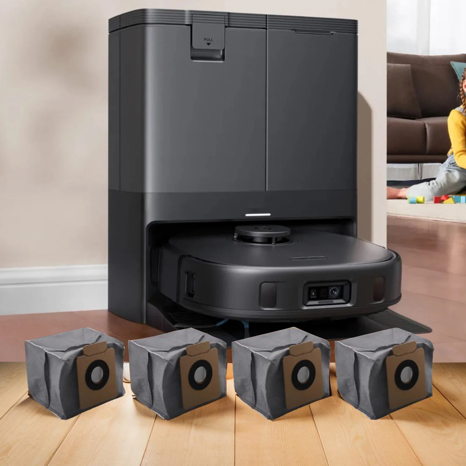 

Filters And Dust Bags Cleaning Replacement Parts Absorbent Microfiber Material Easy Disposal Dust Bags For Omni Vacuum Cleaner