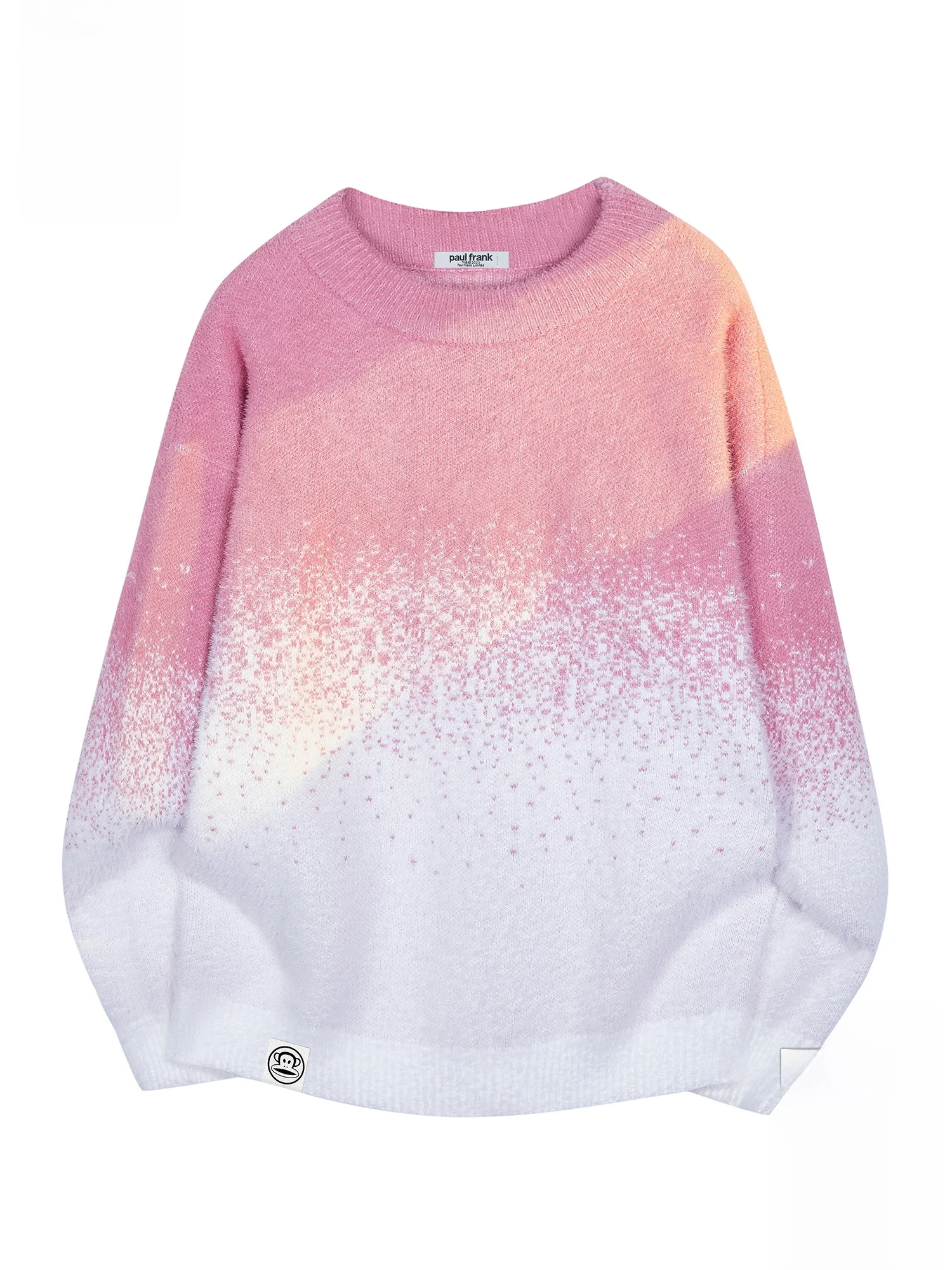 

Мужской свитер Paul Frank Adient Color свободного кроя с круглым вырезом, осенне-зимний, повседневный, из искусственного меха, мягкий, теплый, модный