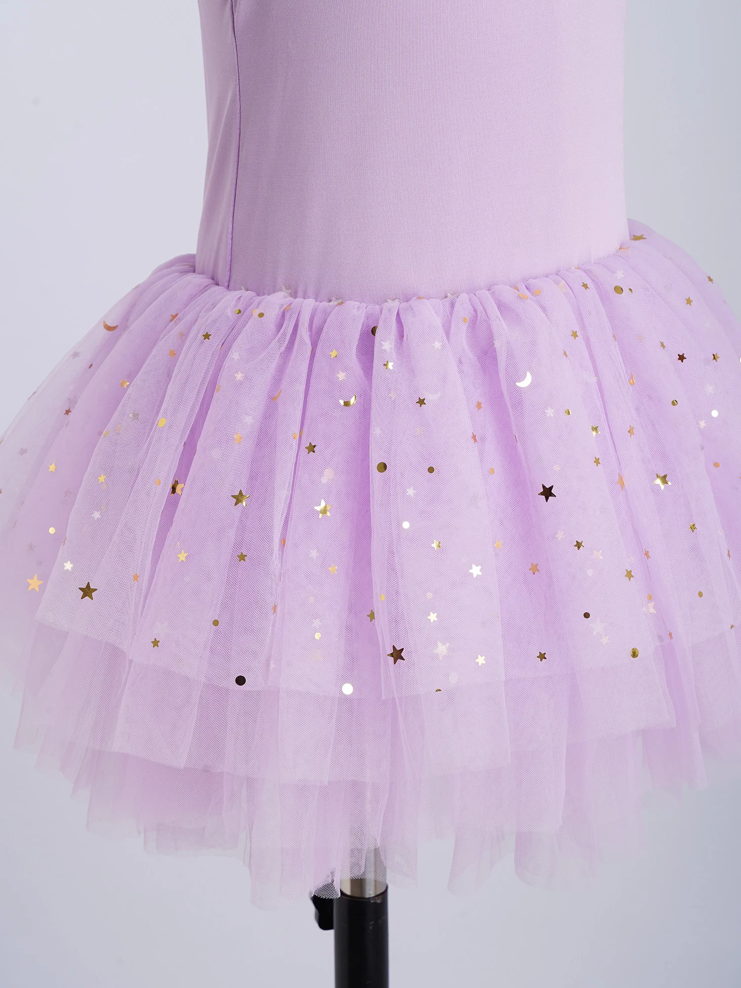 

Kids Girls Ballet Dance Dress Layered Sequin Tulle Tutu Dress for Ballerina Dress Performance Competition Dance Leotard
