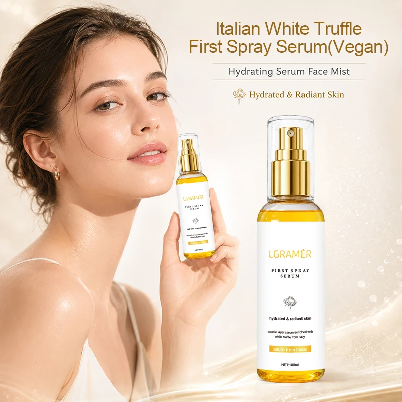 Image of 100ml Weißer Trüffel Erstes Sprühserum, Vegane Hautpflege, Multifunktionales Feuchtigkeitsspendendes Gesichtsspray, Geeignet für Alle Hauttypen