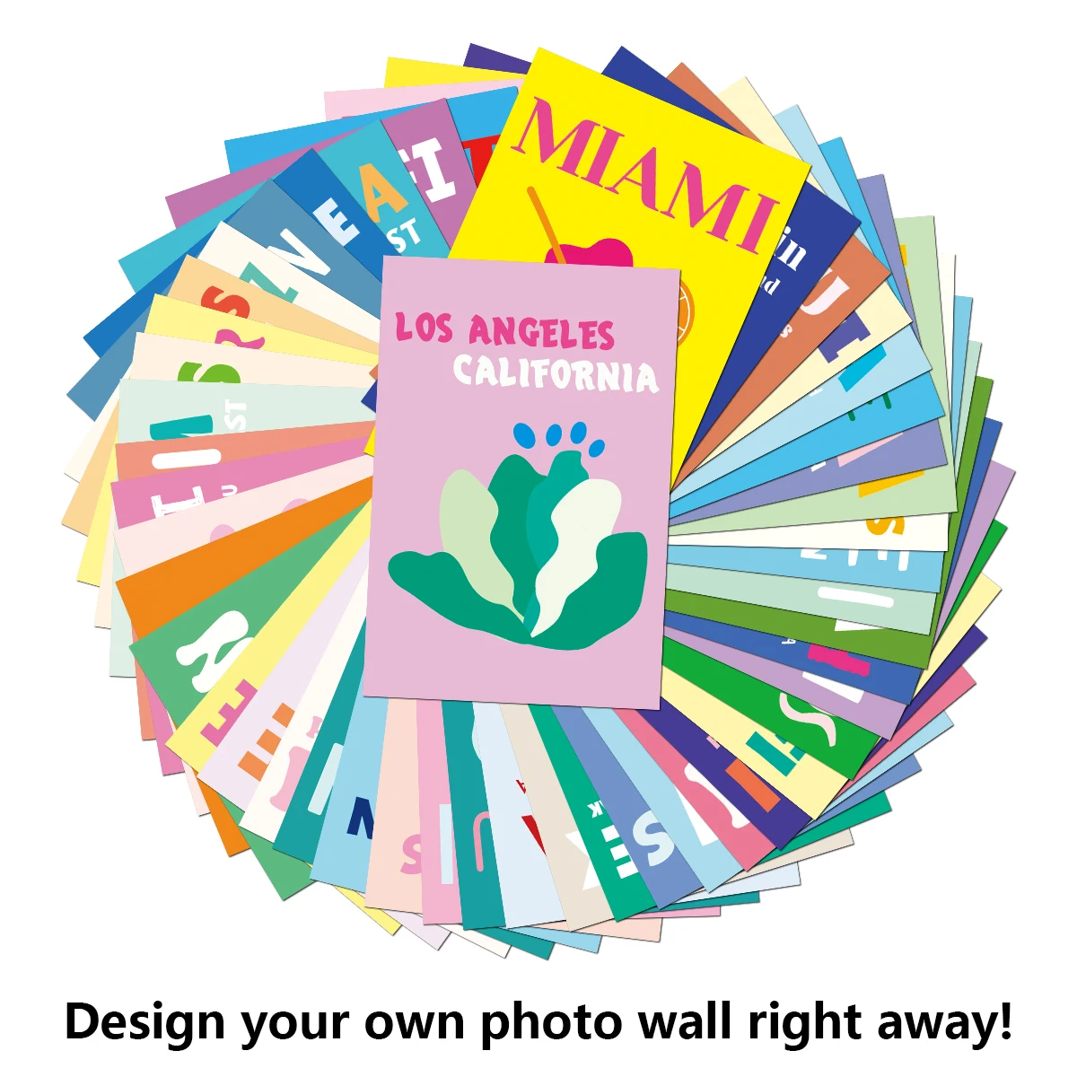 50 قطعة من بطاقات بريدية للسفر على الحائط، هدايا عيد الميلاد للعطلات، بطاقات بريدية جدارية يمكنك صنعها بنفسك لتزيين حفلات ألبوم الصور في غرفة النوم