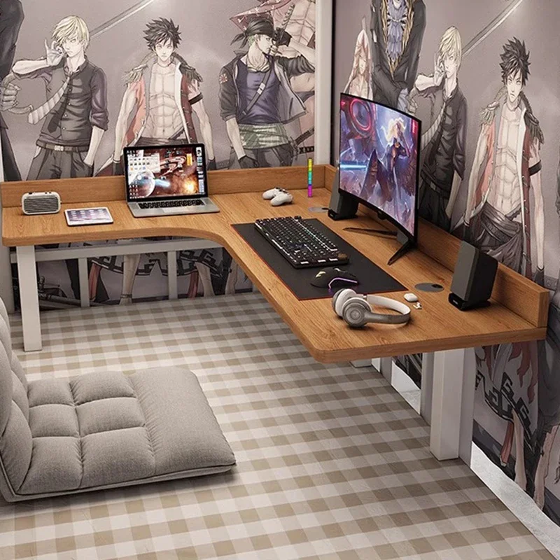 침대 컴퓨터 게이밍 테이블 접이식 코너, 공부 작업 독서, 작은 책상, 사무실 침실 거실, 메사 파라 카마 가구 