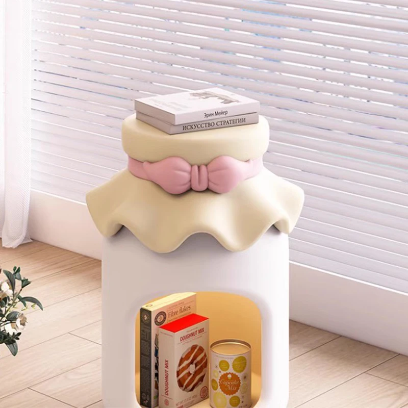 Kids Kawaii Luxury Organizers Nightstands Luxury Low Narrow Design Center Bedside Table Cute Aesthetic Table De Chevet Furniture