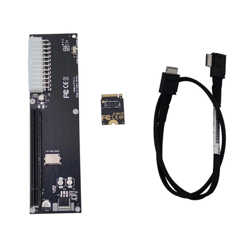 PCI-E 3.0 M-Key M.2 To Oculink SFF-8612 SFF-8611 Host Adapter PCB Converter For GPD WIN Max2