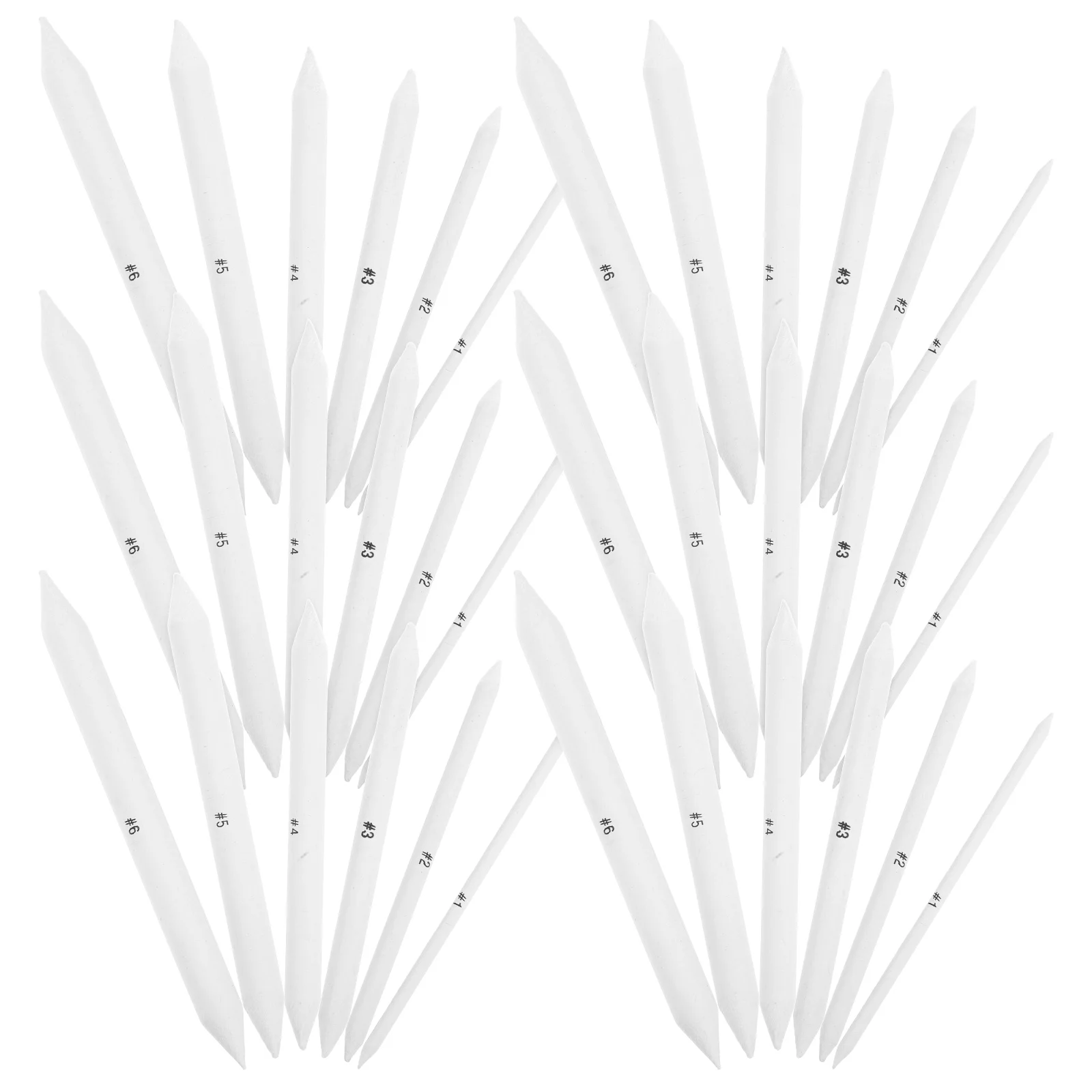 36 قطعة من أقلام الرصاص الصلبة لخلاط الورق الأبيض المختلط الملون #3