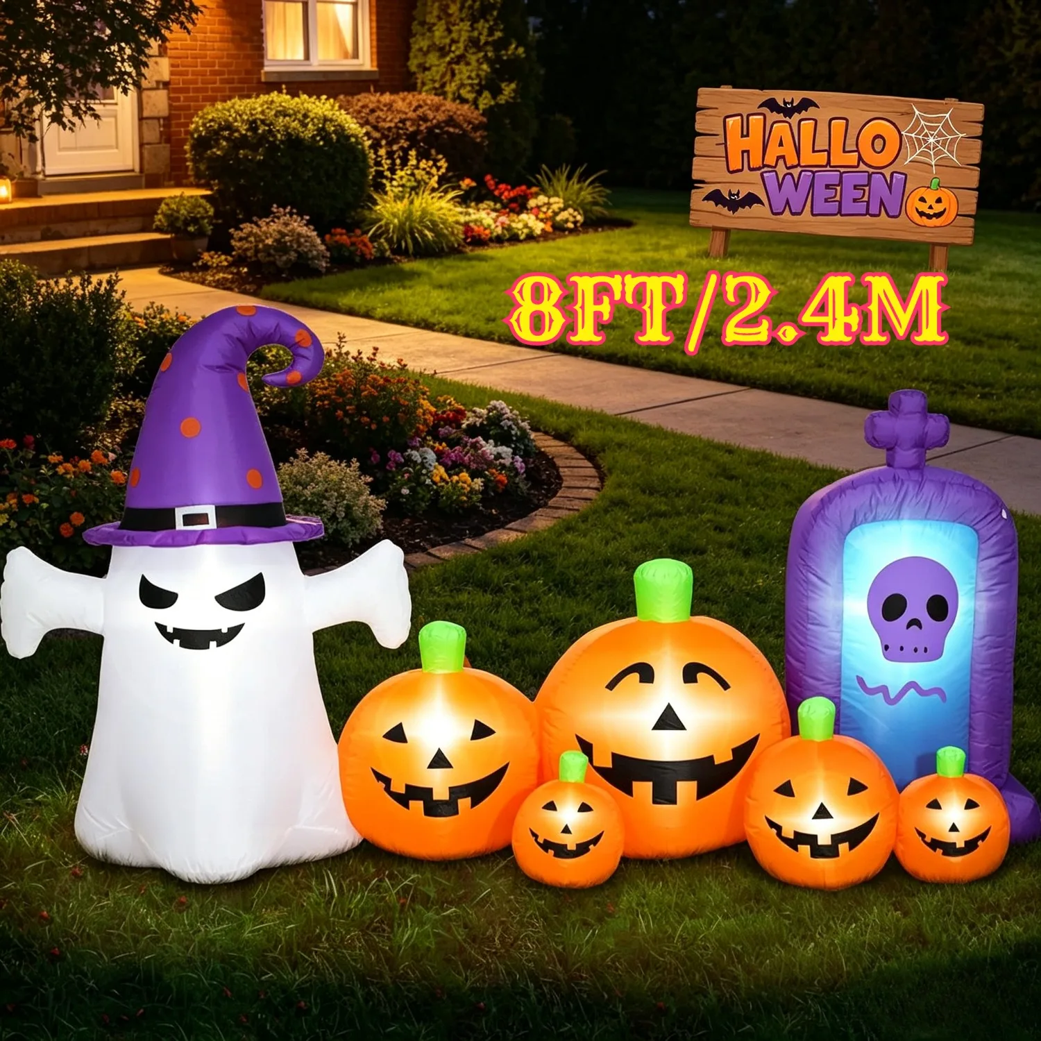 8ft-massive-scary-halloween-inflatable-toys-yard-decoration-ghost-pumpkin-graveyard-blow-up-waterproof-large-garden-prop-decor