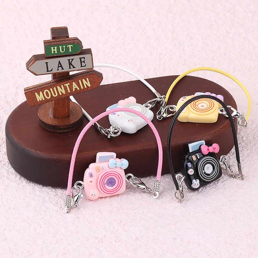 

Mini Labubu Doll Pendant Mini Cartoon Camera Model Doll Accessories DIY Dress Up Toy