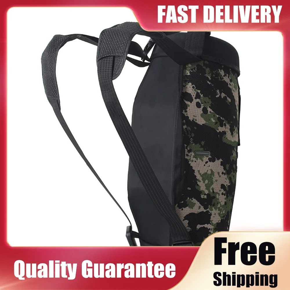 for Boombox 4 EVA Speaker Carrying Case with 3 Shoulder Straps Sound Permeable Bag Travel Carrying Sleeve for Outdoor Picnic