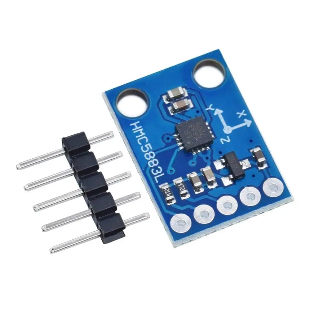GY-273 3V-5V HMC5883L Modul Sensor Magnetometer Kompas Tiga Sumbu Modul Medan Magnet Tiga Sumbu UNTUK Arduino