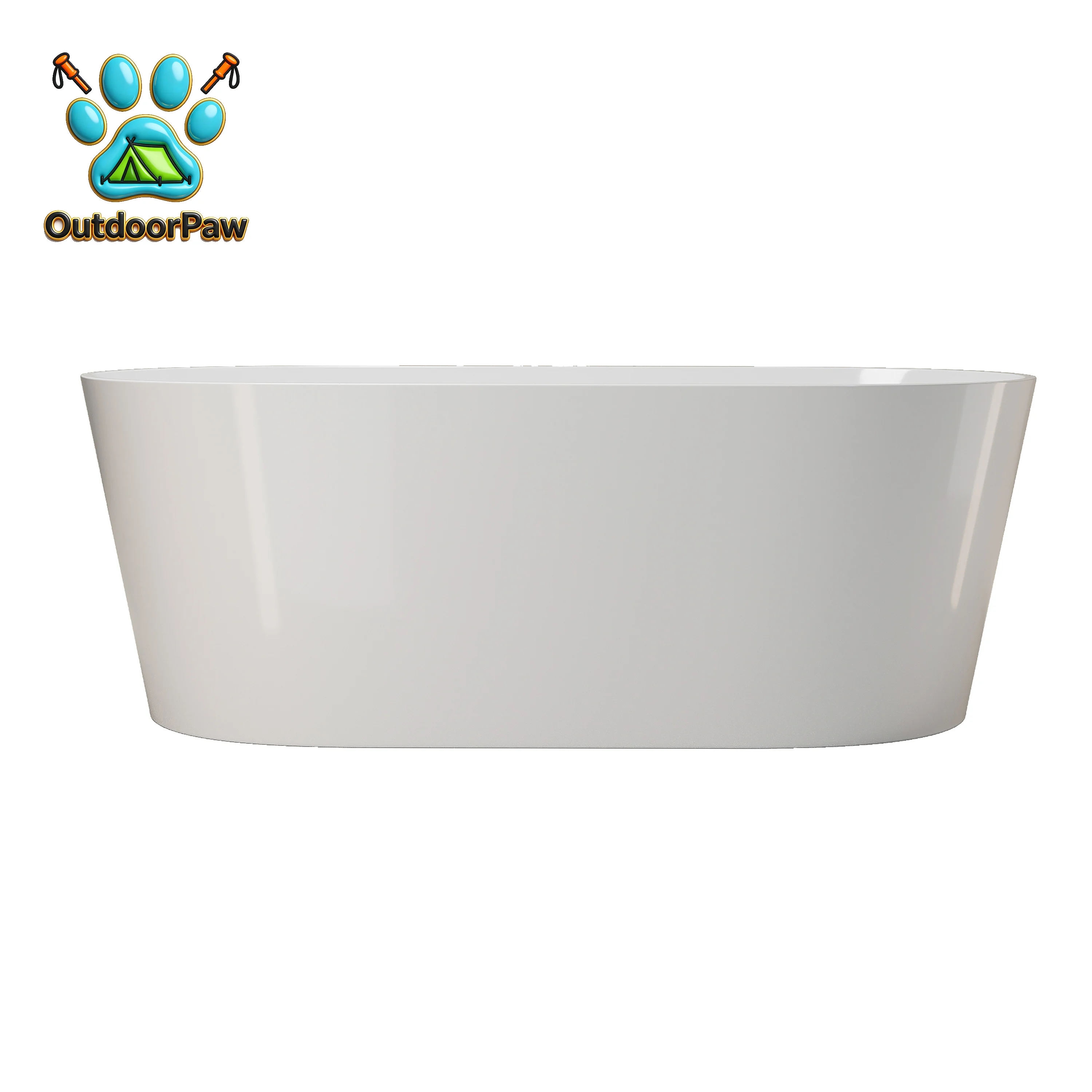 HOT SALE Super Special Offer Oval Arc-shaped Freestanding Acrylic Bathtub High Quality Whirlpool Soaking Bath