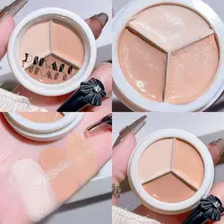 Korea Cosmetics DIKALU 3-color Concealer Palette Professional Makeup Conceal Cream For Face Eye Contour Dark Circles Corrector