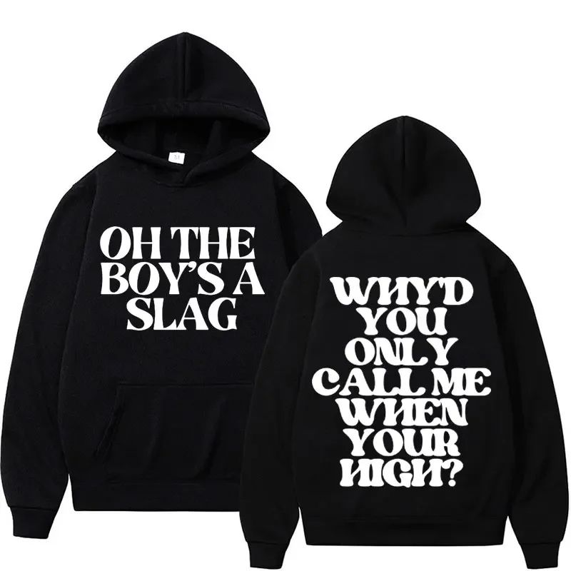 Oh The Boy’s A Slag - Arctic Monkeys Song Fluorescent Adolescent Lyrics Hoodie Men Women Fashion Casual Cozy Sweatshirt Pullover