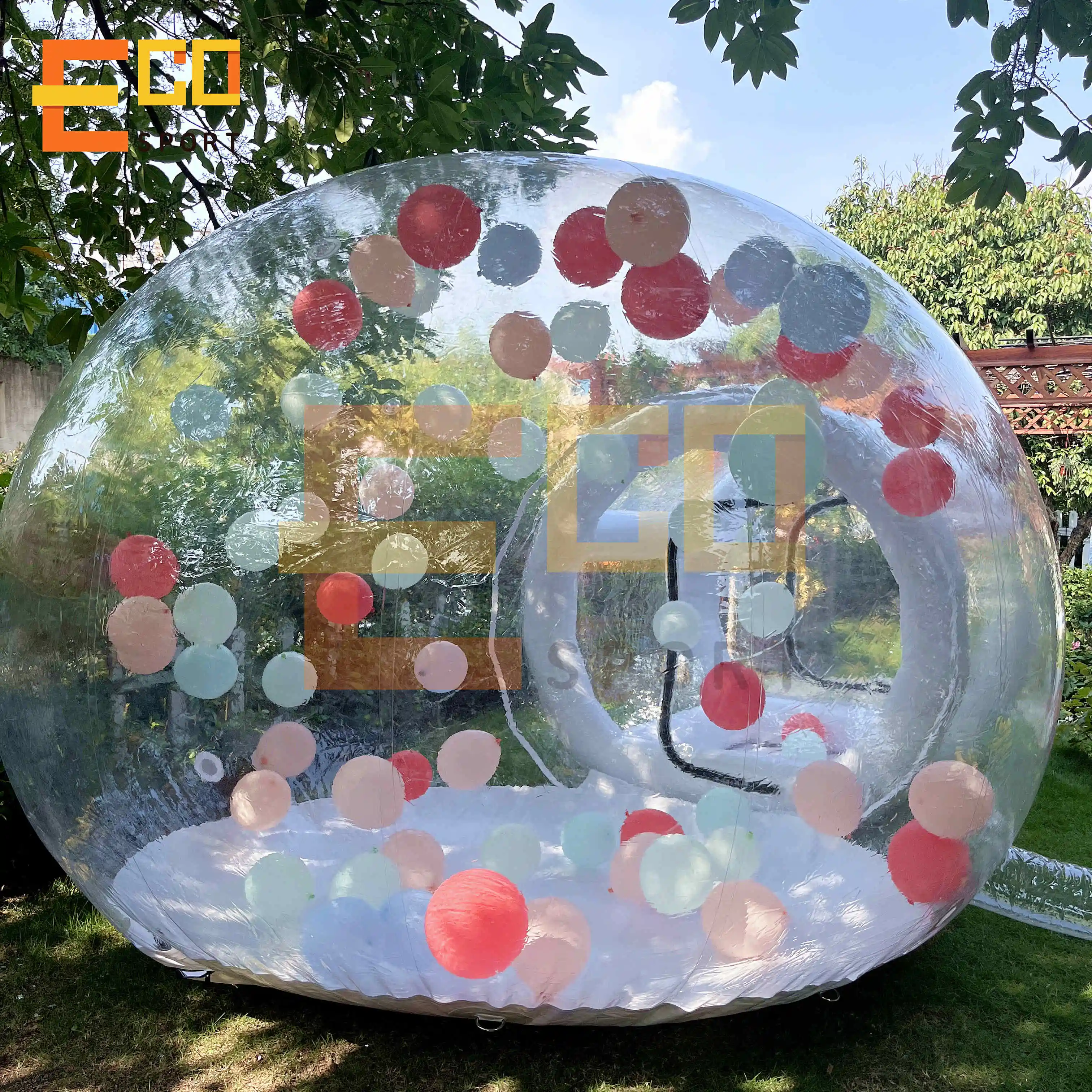 Commerciële Kwaliteit Pvc Opblaasbare Moderne Bubble House Luchtballon Bellentent Voor Feest/Evenement/Bruiloft Te Koop