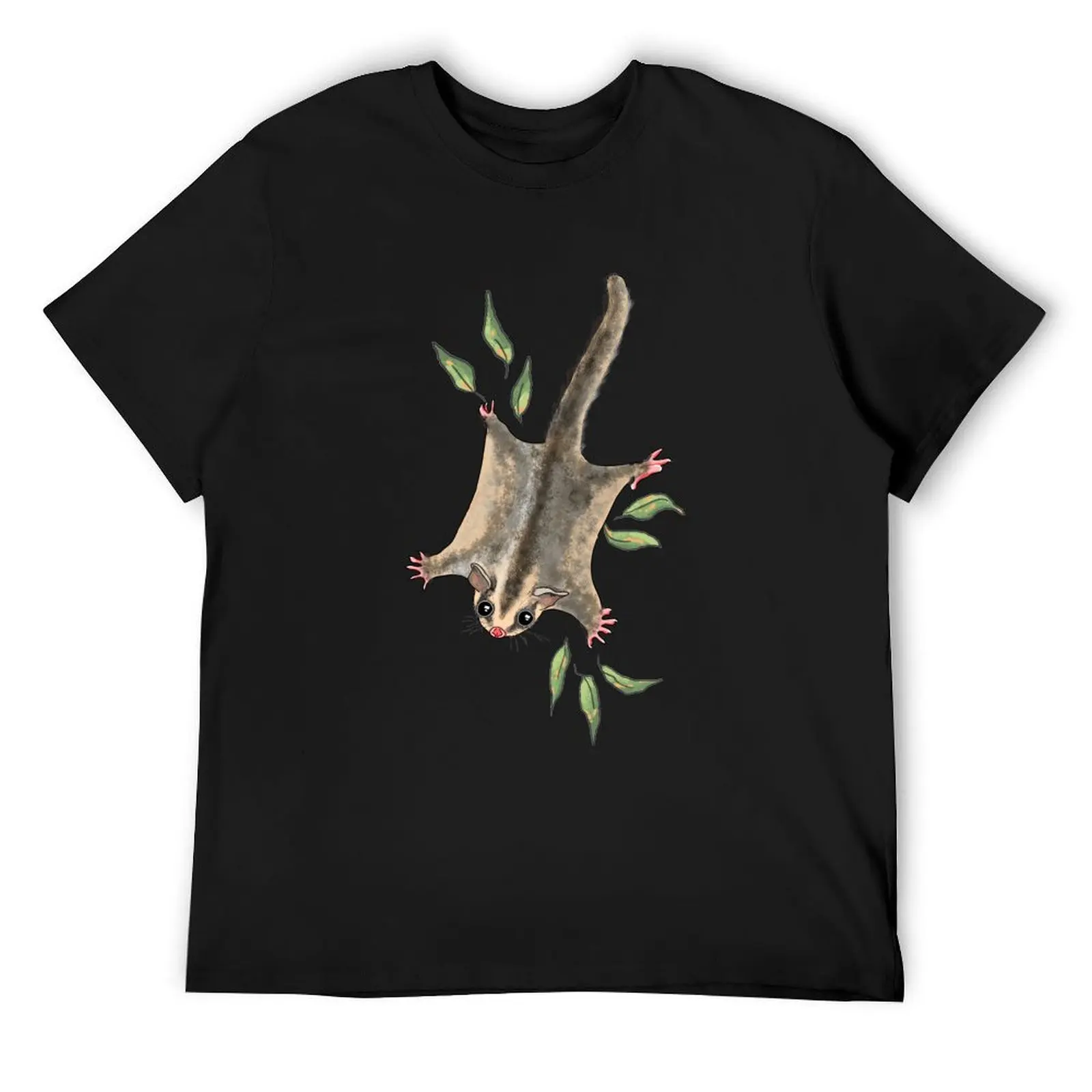 

Sugar Glider on pink T-Shirt oversized graphic tee funny shirt cotton new gifts and t-shirts man clothes tshirts for men