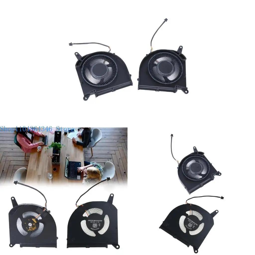 5Asd CPU GPU Reemplazo computadora portátil GRÁFICA CARD Ventilador enfriamiento para AORUS 15G 15P 17G 17P RX5G RX7G