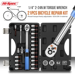 Hi-Spec Torque Ajustável, Kit De Ferramentas De Reparação De Bicicleta, Chave De Reparação De Bicicleta, Conjunto De Ferramentas De Mão, 1/4 