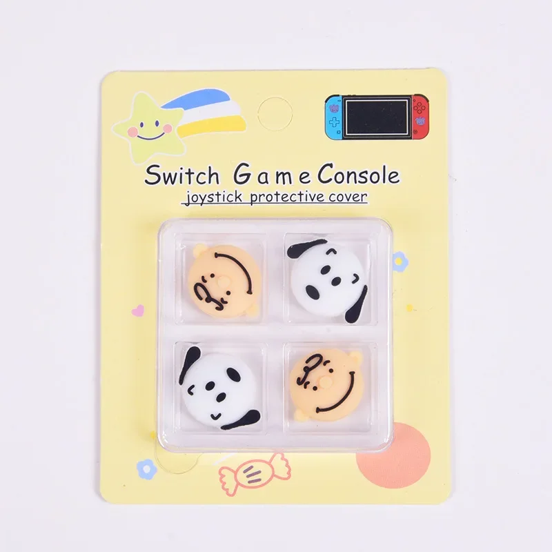 Snoopy Thumbstick Silicone Button Non-slip Cap Joystick Cover for Nintendo Switch Joy-Con Controller Game Console Accessories