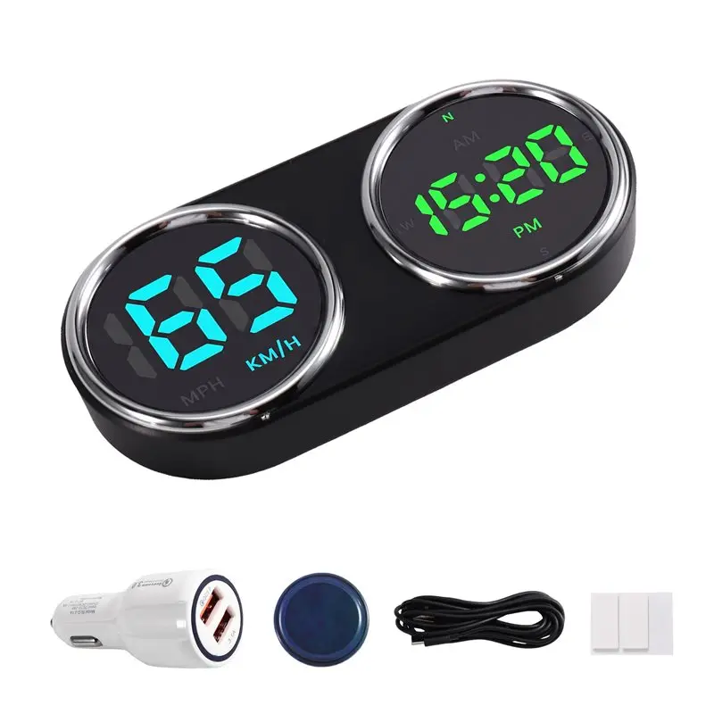 For Cars Universal Car Head-Up Display, Speed Tracking Device, Driving Gadget 1Set