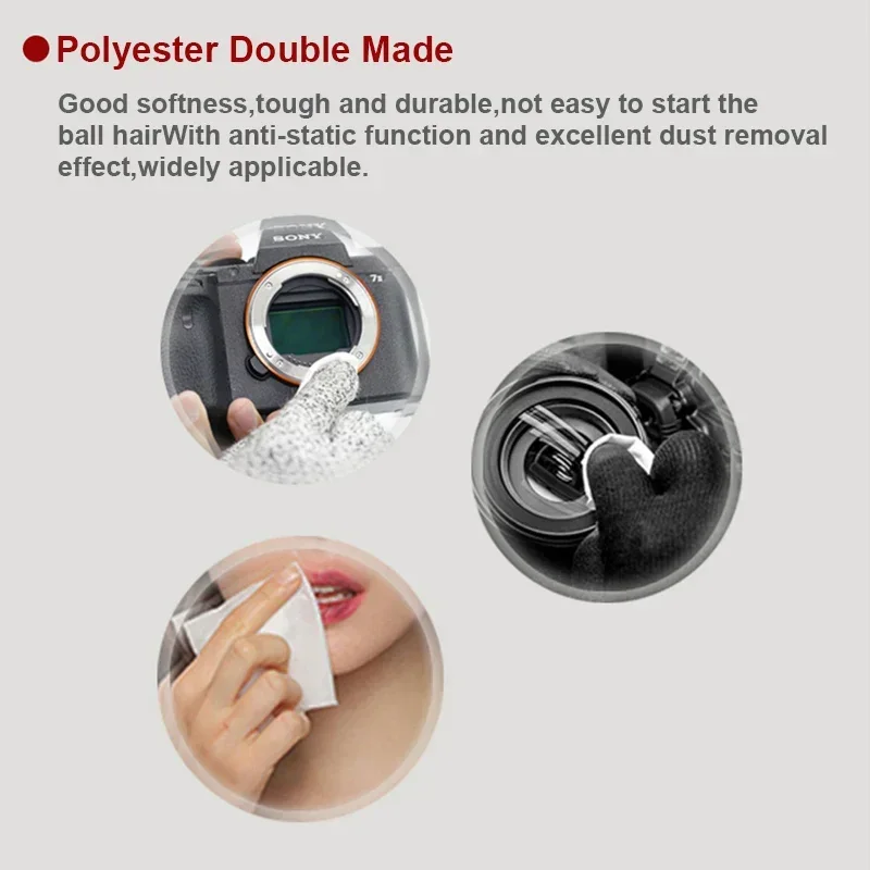 ممسحة غرف تنظيف بشاشة LCD فائقة النعومة ، قماش خالي من الغبار ، 4 بوصة ، 10*10 وسادة ، 10*10 ، تابلت ، تنظيف الكاميرا ، HK5090 #4