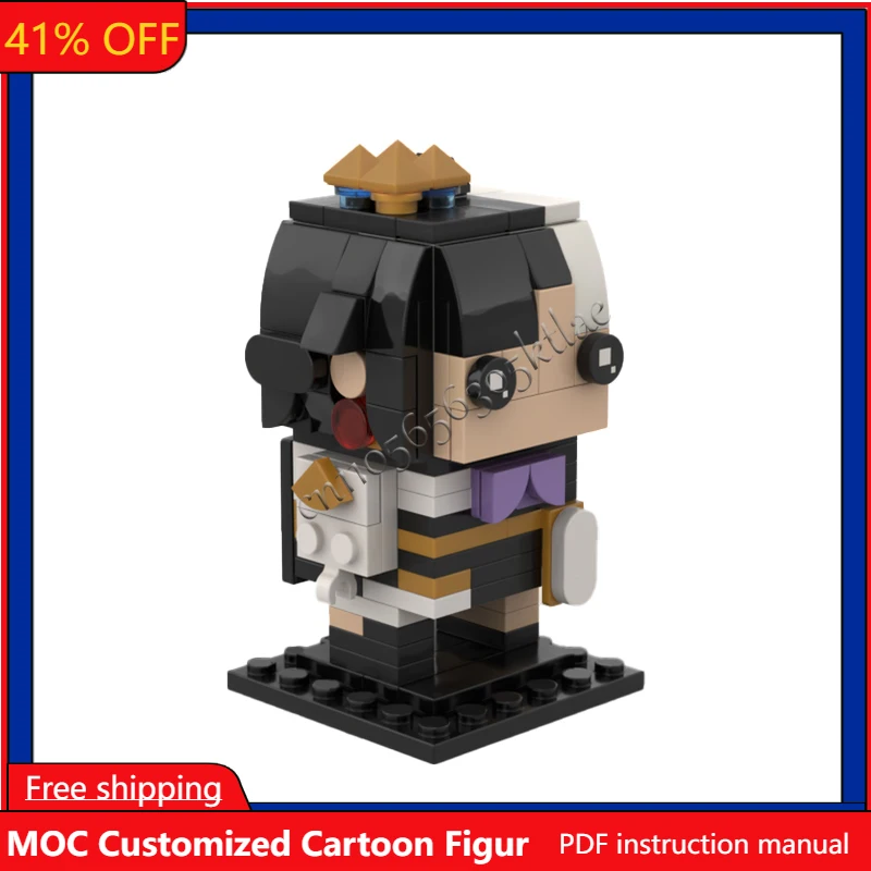 

Набор из 160 фигурок виртуальных айдолов и певцов, серия Vision Brickheadz, модель для сборки, DIY-пазл, подарок на день рождения, мультяшные анимационные игрушки