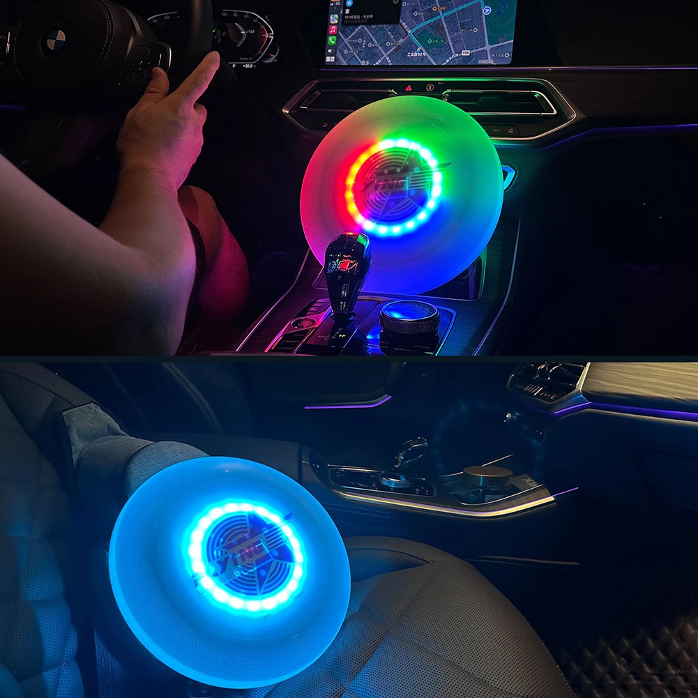 LED Flying Disc 20LED Ultimate Flying Saucer Type C ชาร์จ Professional Ultimate Flying Disc สําหรับการแข่งขันทีมของเล่นกลางแจ้ง