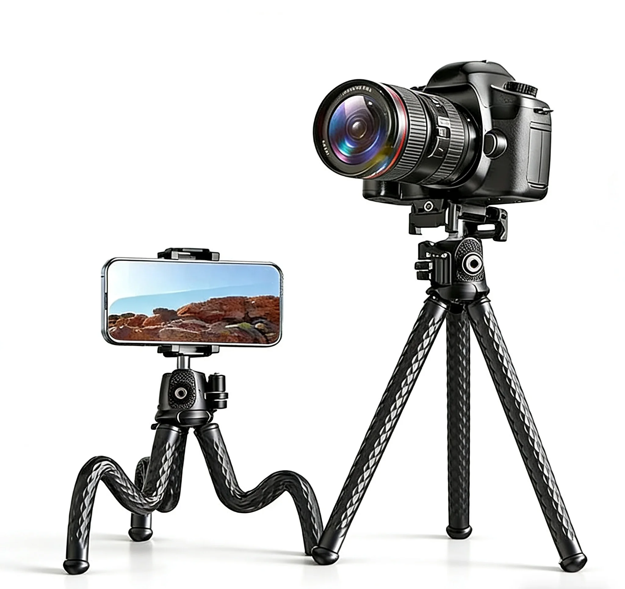 

Многофункциональная подставка-штатив UGREEN для мобильных телефонов и камер: универсальное решение для селфи, видеоблогинга и стриминга на рабочем столе