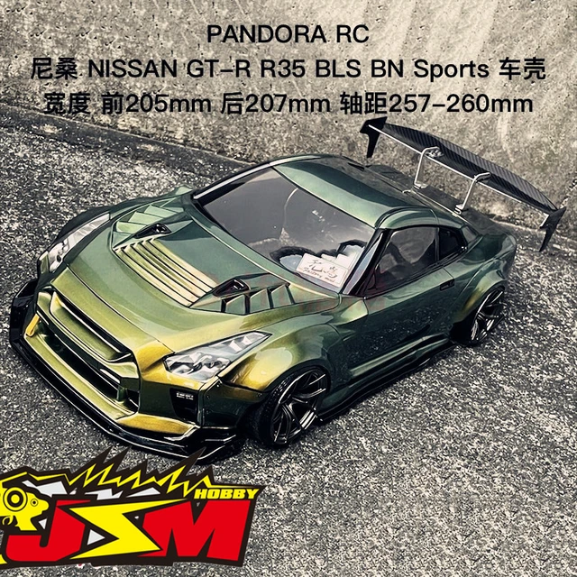 Pandora Nissan GT-R R35 BLS BN-Sports 1/10 Drift Case PAB-2207 Clear Body -  AliExpress