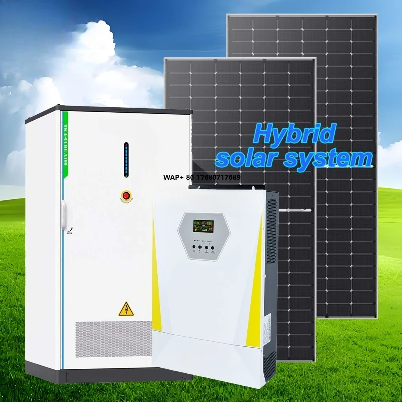 نظام الطاقة الشمسية نظام الطاقة الشمسية بمخزون الاتحاد الأوروبي 7200 واط مع بطاريات ليثيوم نظام شمسي هجين مكتمل للمنزل