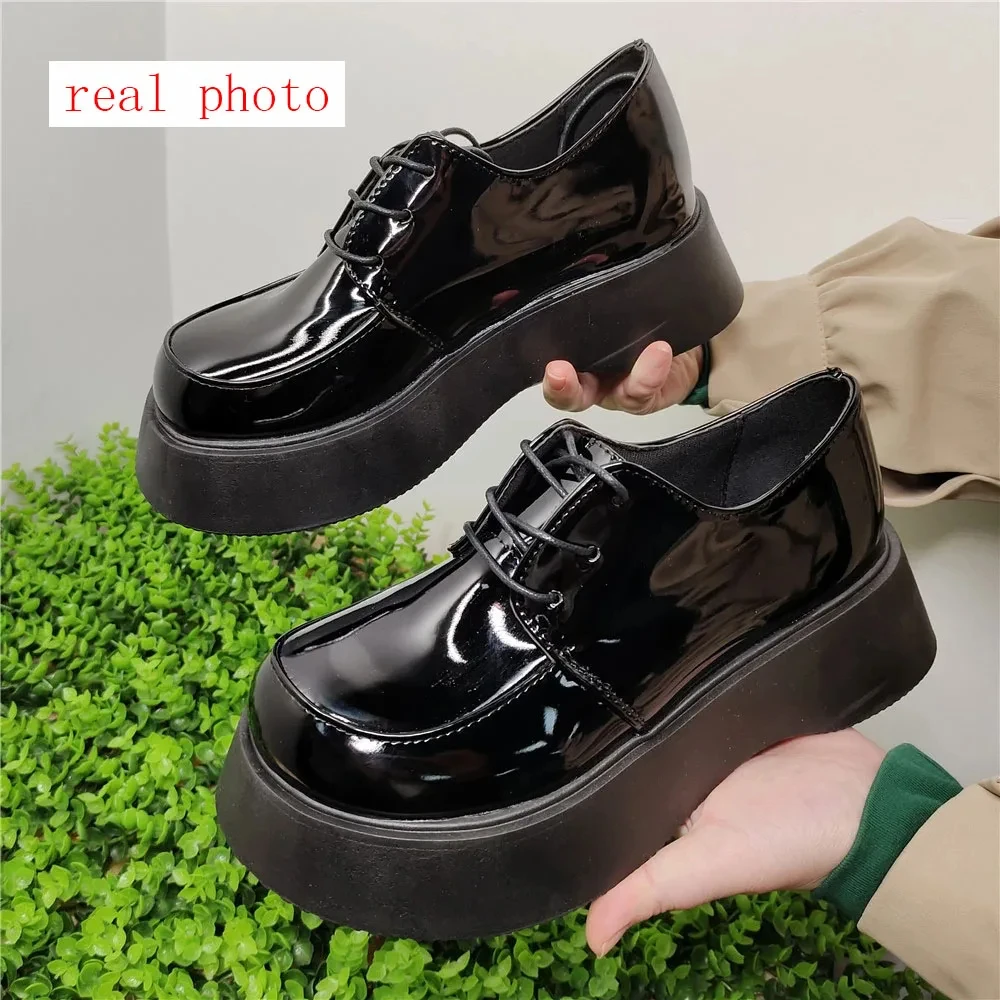 black chunky platform heels mary jane Shoes lolita platform shoes Oxfords Women School Uniform Student Shoes Girls Kawaii pumps