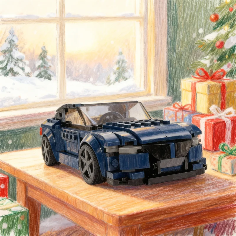 

296pcs MOC City Champions BMWedd Alt Model Building Blocks Architecture DIY Christmas Gifts Idea Toys Creative Education Brick