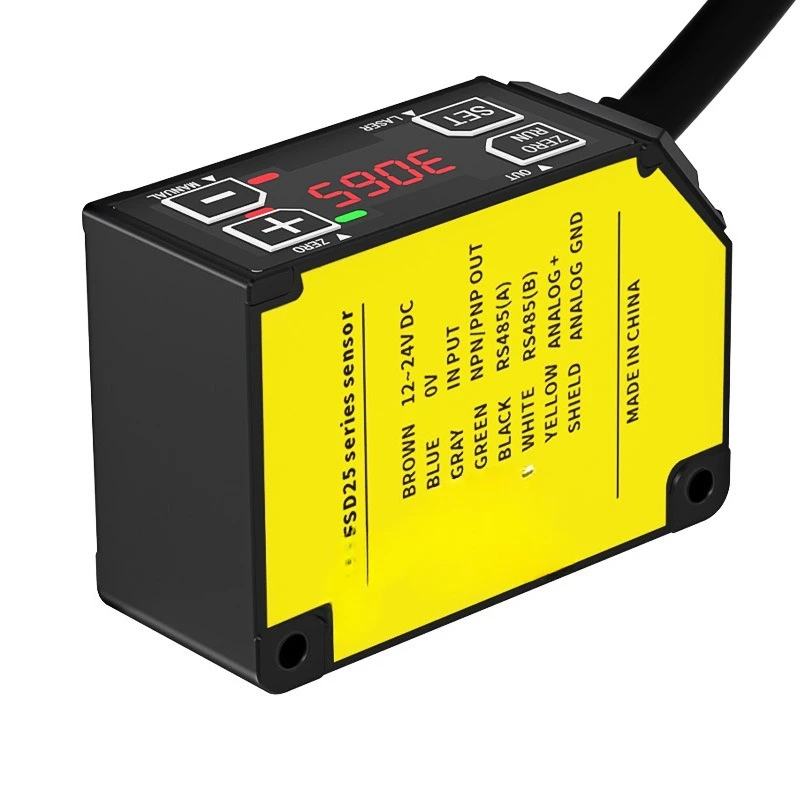 

High Precision Laser Displacement Ranging Sensor FSD25 Industrial Thickness Measurement High Flatness Low Blind Spot Induction