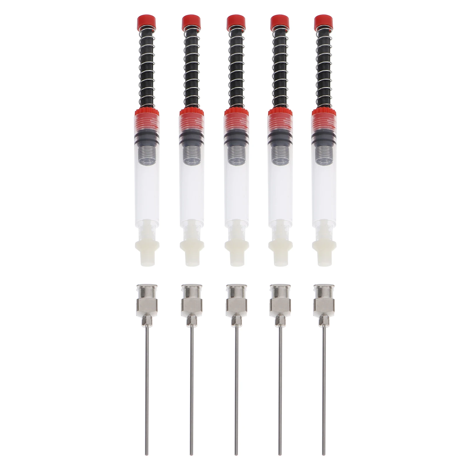 Pluma estilográfica de relleno de resorte, absorbente auxiliar de tinta, punta de aguja, convertidor de jeringa de tinta, herramienta de recarga de tinta, papelería de oficina, 5/9 Uds.