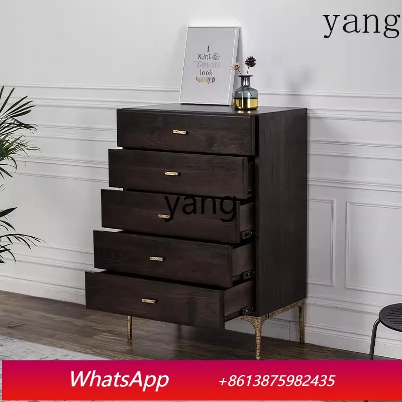 

Левый дубовый буфет с пятью ведрами, журнал для гостиной, спальни, чугунный шкафчик для ног