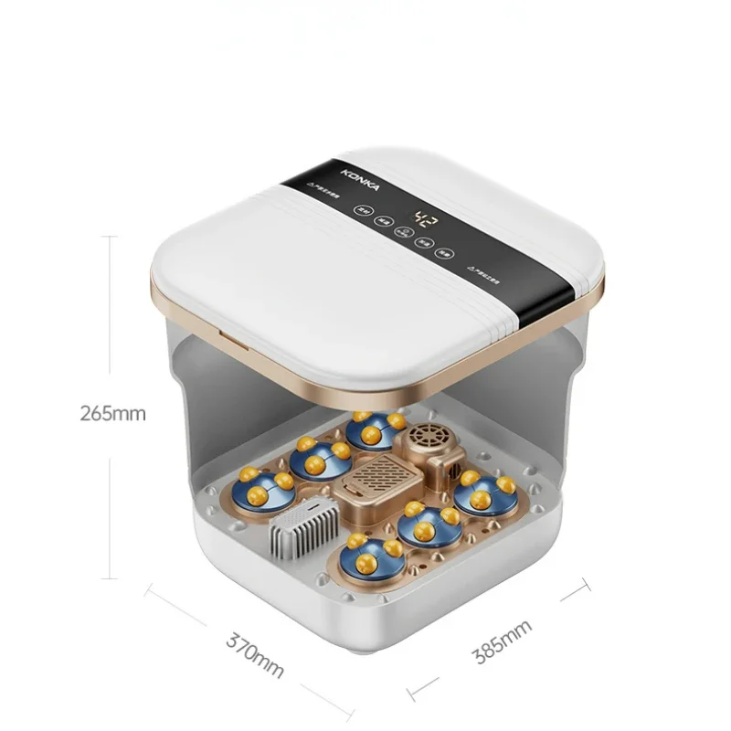 Folding Footbath Machine Electric Foot Bath Tub Automatic Massage Home Use Heated Foot Soaking Tub Constant Temperature Control