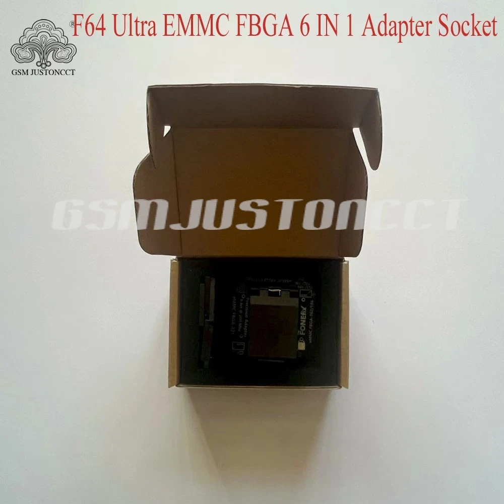 

F64 Flash Ultra EMMC FBGA 6 IN 1 Adapter Socket for Flash 64 ,Ultra ,Lite BOX