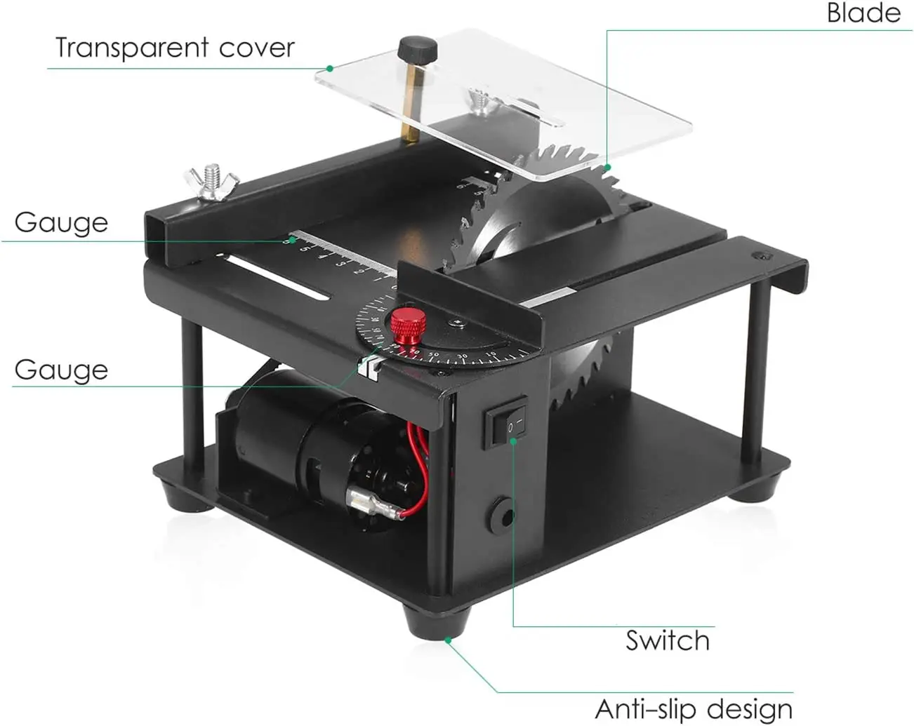 Mini Table Saw Multifunctional Woodworking Electric Saw DIY Wood Acrylic PVC Grinding tool Model Craft Lathe Cutter Machine