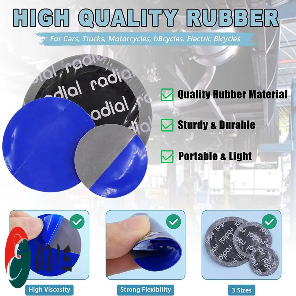 

32 шт., набор инструментов для ремонта шин, патч для ремонта шин, грузовик, мотоцикл, велосипед, ремонт для автомобилей, грузовиков, 55 мм