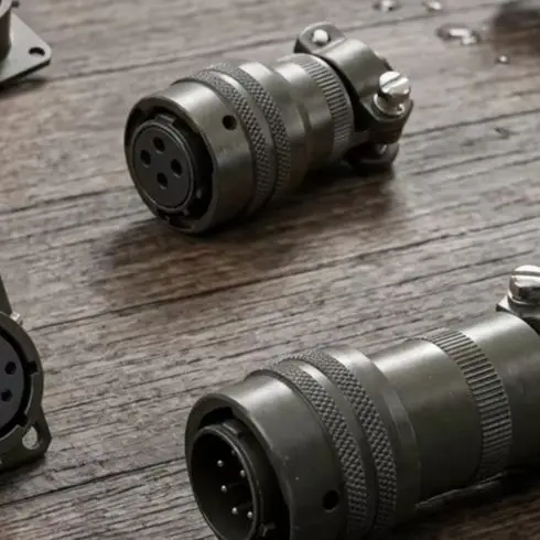 Black Waterproof Aviation Connector Socket Circular Electrical Coupler For Industrial Marine Aerospace Wire Connection Accessori
