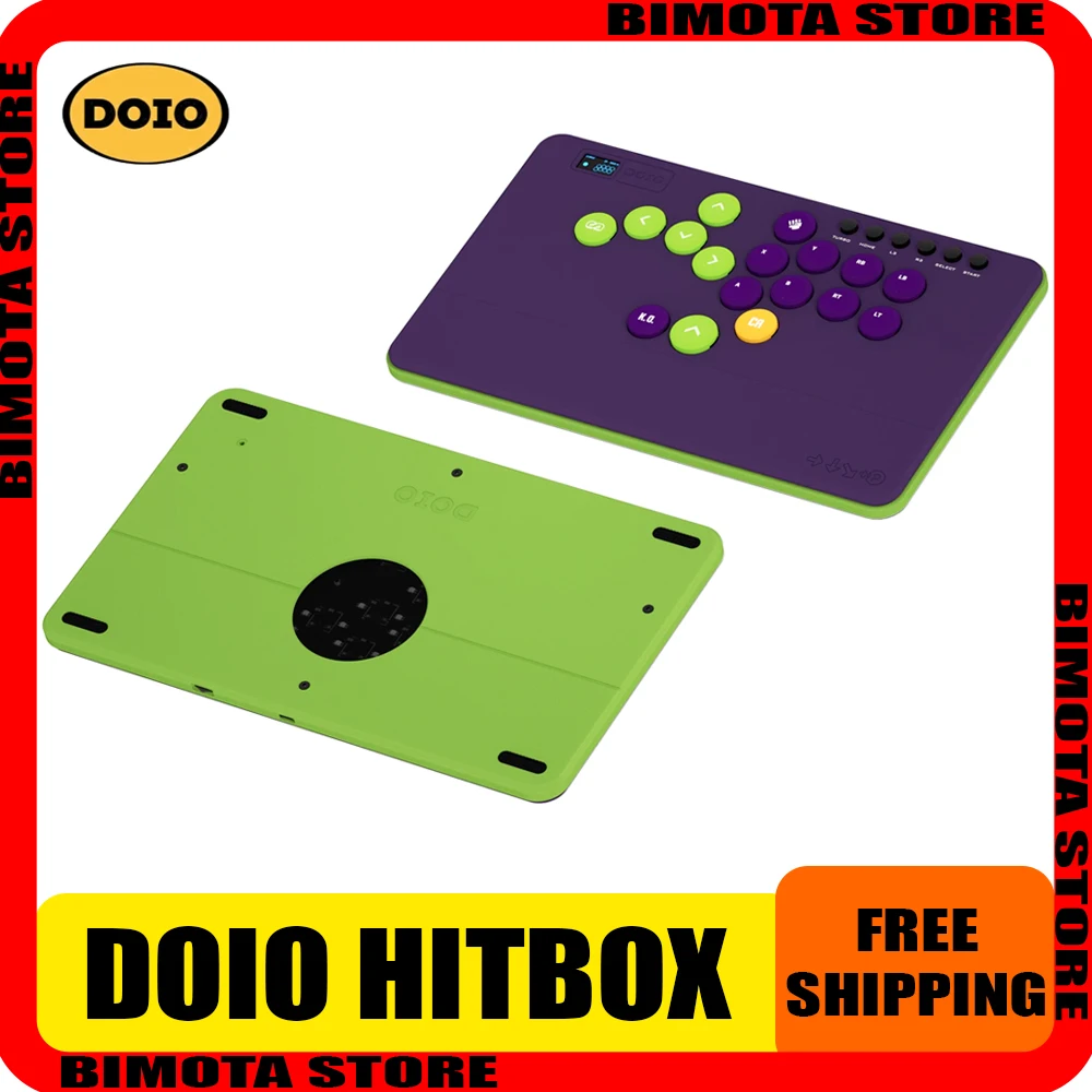 Doio Kbgm-H09 Hitbox Mechanical Keyboard Aluminium Alloy Multi-Key RGB Gaming Keyboard Support Ps4 Ps5 Switch Steam Pc Gamer