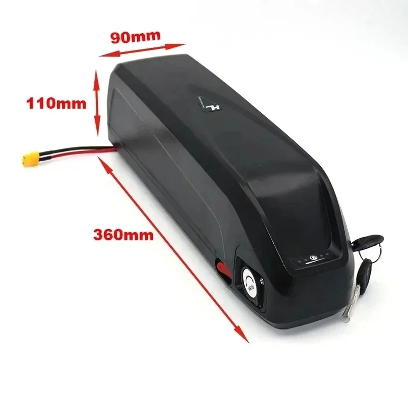 حزمة بطارية ليثيوم Hailong جديدة ذات سعة كاملة 36 فولت 48 فولت 52 فولت، مناسبة لـ 250-3000 وات، متانة معززة ونطاق ممتد #3