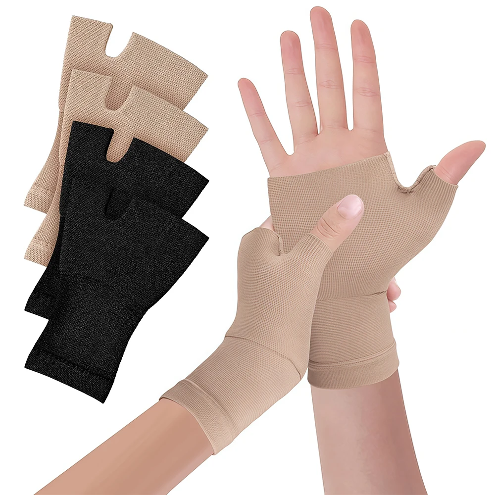 1 Paar Sport-Handgelenkbandagen Kompressionshandschuhe Arthritis-Handgelenkstütze für Männer und Frauen Gelenkschmerzen Elastische Sehnenscheidenentzündungs-Handschuhe