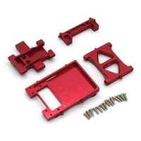 For FMS 1/18 EAZYRC Arizona Bronx Rochobby FIRE Horse Metal Beam Servo Bracket Gearbox Mount RC Car Upgrades Parts