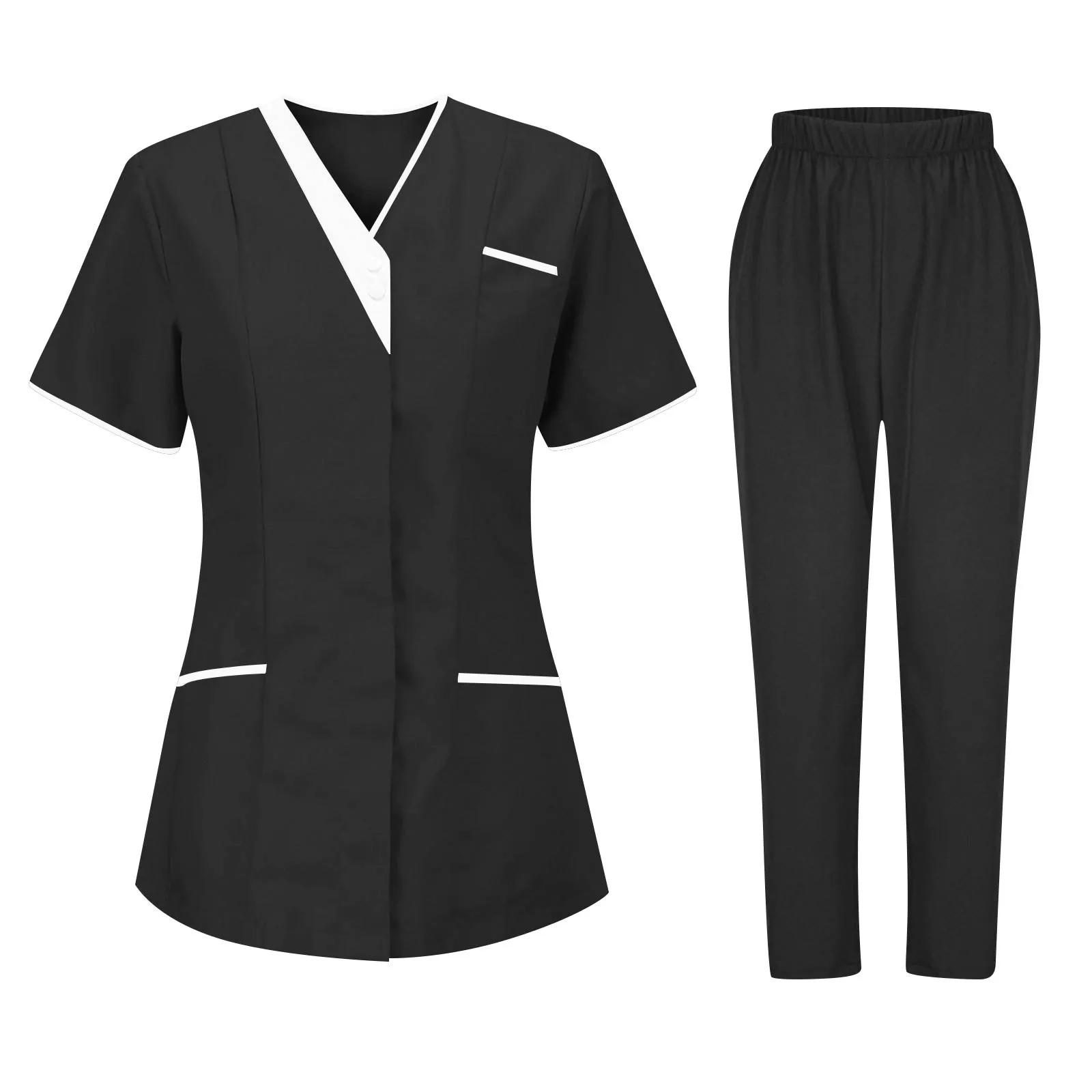 Accesorios hospitalarios, ropa de trabajo para médico y dentista, conjunto de ropa de trabajo, pantalones superiores de Spa, venta al por mayor, uniforme médico para quirófano