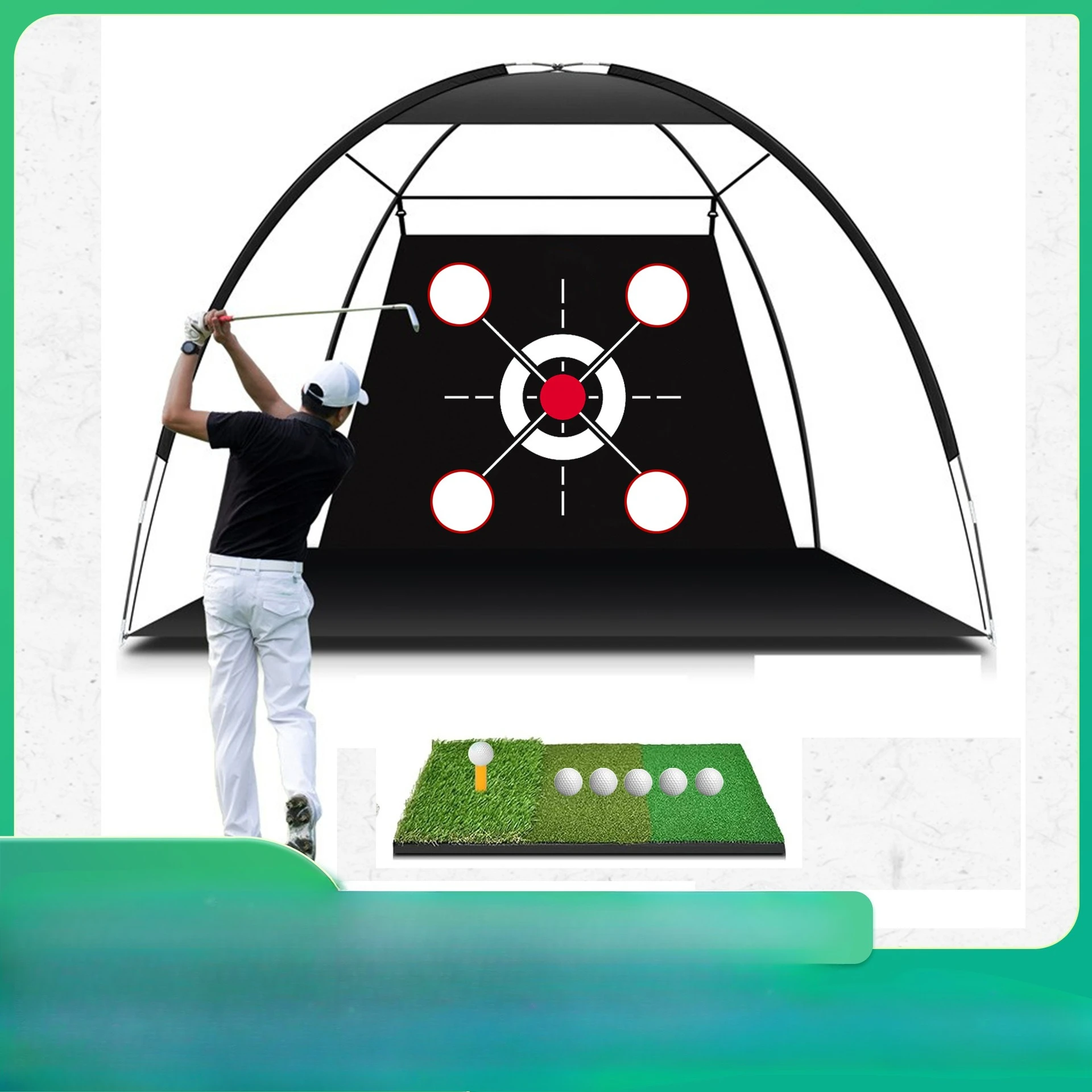 

Golf net Small indoor golf strike net Portable cutter